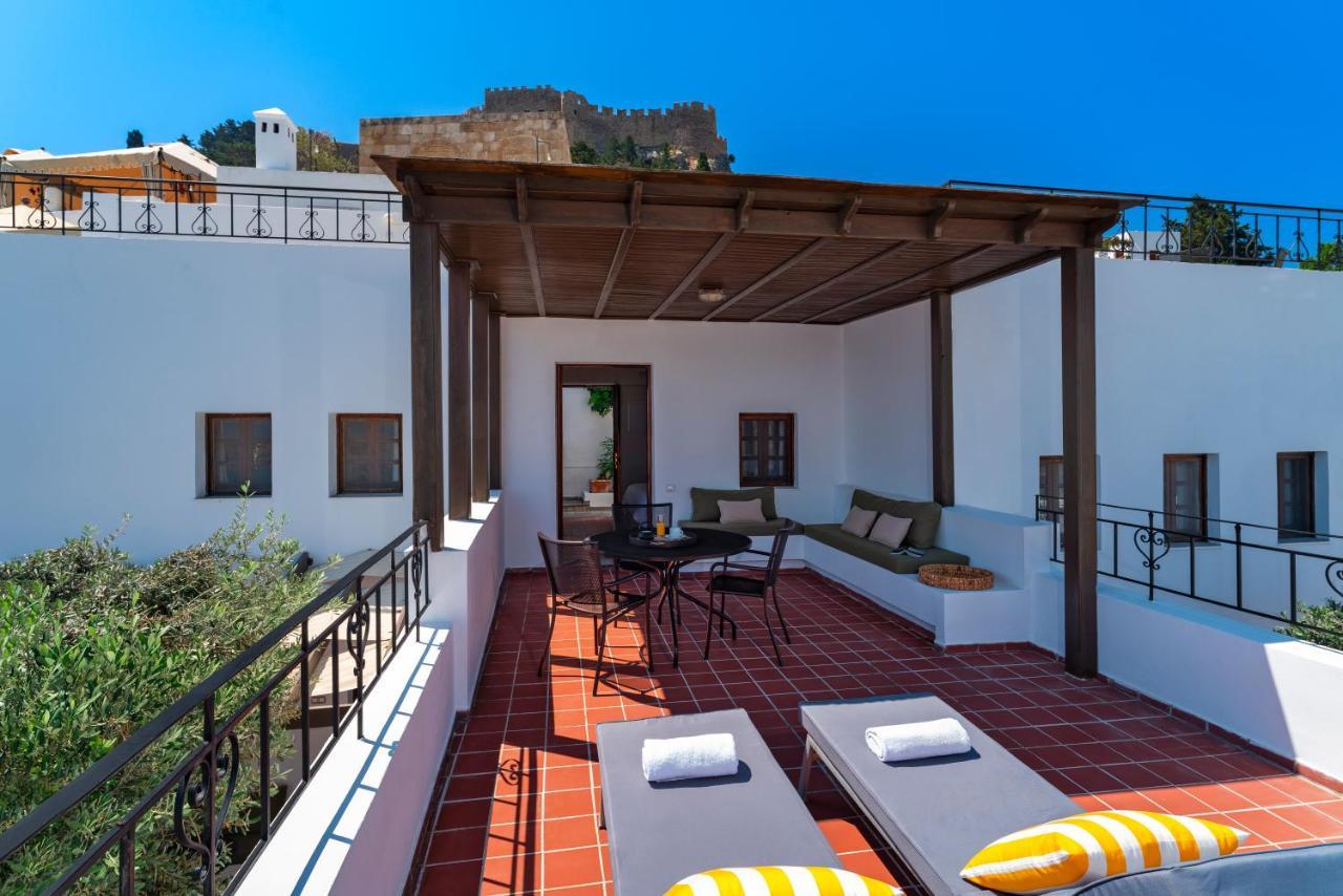 Maris Lindos Suites & Apartments Exterior foto